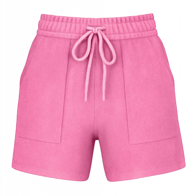 Women's Garment Dye Shorts Neon Pink (GDWS-100)